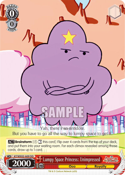 Lumpy Space Princess: Unimpressed