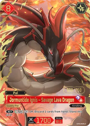 Jormuntide Ignis - Savage Lava Dragon (numbered)